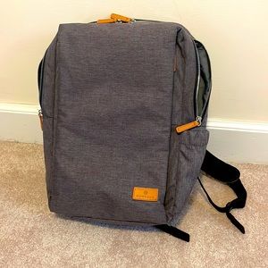 Nordace charcoal grey travel/ work backpack.